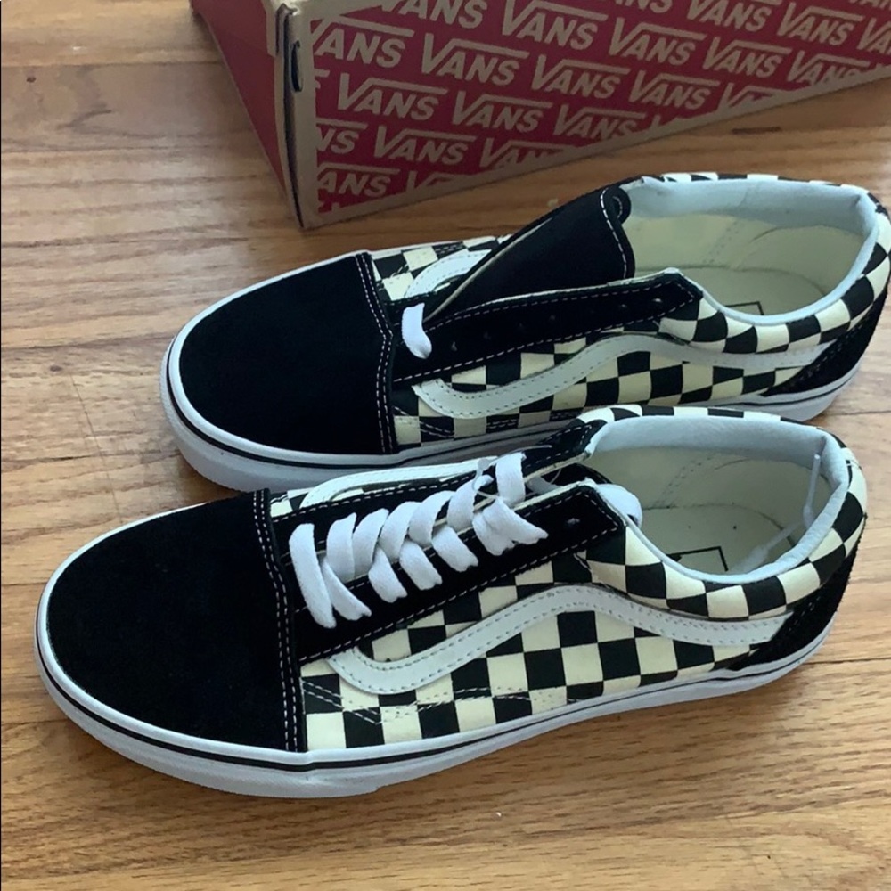 Black / White Checker Old Skool Vans